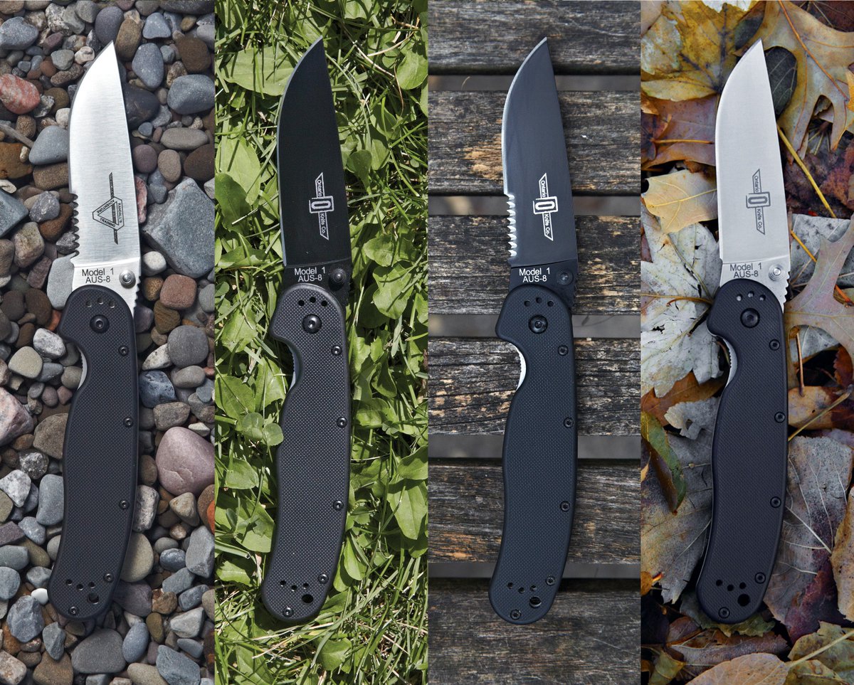 RT @OntarioKnife: RAT Lineup 👌🏽🔪
#Ontarioknifecompany #ontarioknives #okc1889 #RATfolders #pocketknife #edc #survival #photography #hunting #camping #hiking #outdoors #adventureculture #wildernessculture #bushcraft #tactical #texture #knifecommunity …