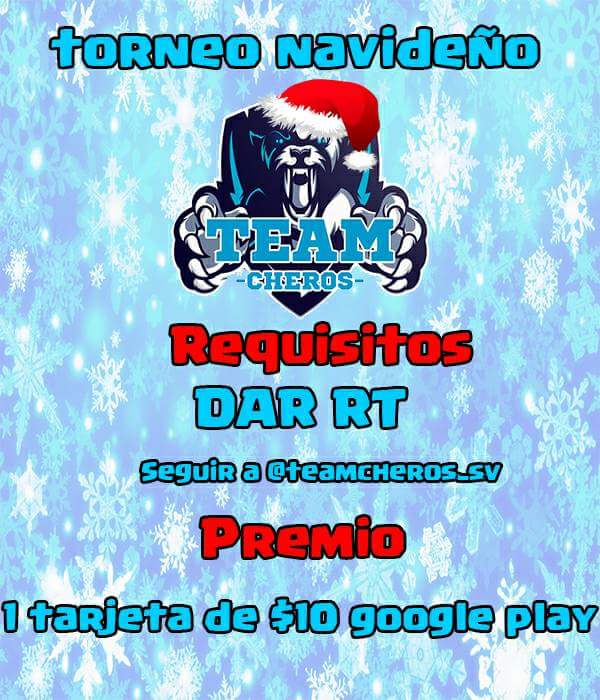 Ahora el Gran dia de nuestro Torneo Navideño💪 El ganador tendra que pasar Screen shot de los requisitos cumplidos.