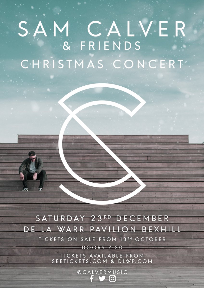 dlwp_boxoffice's tweet photo. Due to popular demand we have opened the balcony seats for @Samcalvermusic & Friends #christmas concert this Saturday 23 December. Limited tickets available, book now before they go! https://t.co/mAdlfk6Sqw #samcalver #concert #music #dlwp #bexhill https://t.co/6UVZStNfFV