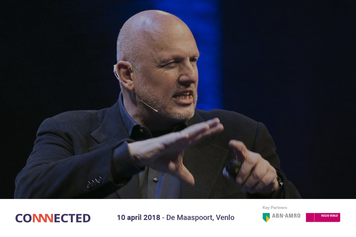 Trots om aan te kondigen dat trendwatcher <a href="/RuudVeltenaar/">Ruud Veltenaar</a> tijdens  CONNECTED 2018 een inspirerende en energieke keynote zal verzorgen! Markeer 10 april in je agenda!