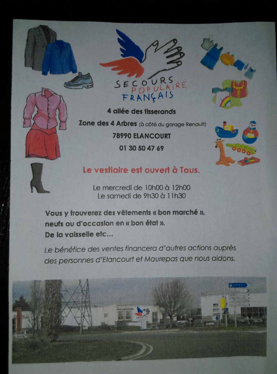 Aujourd'hui nous avons déposé les invendus en denrée alimentaire du Téléthon au secours Populaire d'Elancourt. Prochain mouvement Solidaires de l'Aito prévus le 13 Février avec le CCAS de <a href="/VilleMaurepas/">Maurepas (officiel)</a> .
Bonne fêtes à tous.