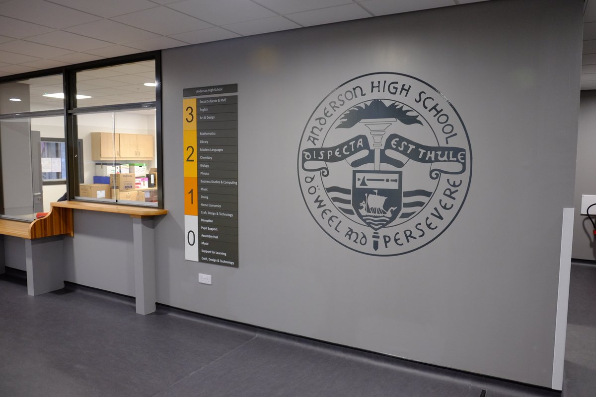 ShetIslandsCll's tweet photo. In October 2017, pupils finally set foot in the #NewAndHS and Halls of Residence: the culmination of decades of planning & over two years of construction work. The biggest building project seen in #Shetland since the 1980s. #SICSchools #Lerwick https://t.co/ifJMVWSgcB