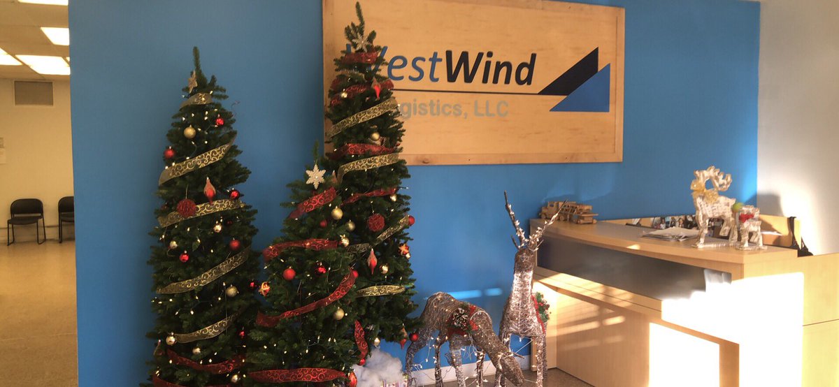 Happy holidays from everyone at WestWind Logistics
