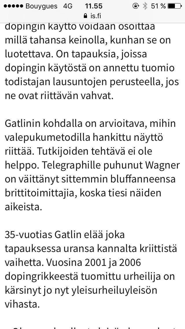 LungiVille's tweet image. Niinku sanotaan: "bluffi se on paskakin bluffi"  #doping #gatlin #lifetimeban