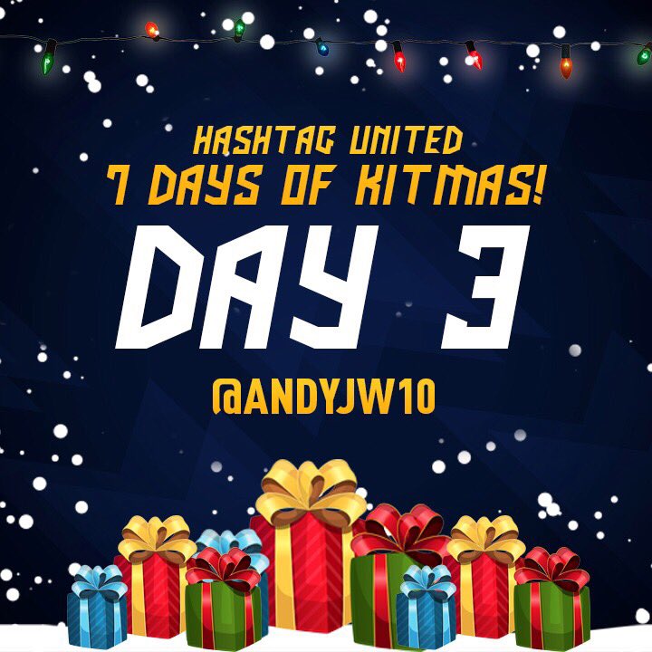 andyhashtag1gk's tweet photo. #7DaysOfKitmas If you want the chance to win a @hashtagutd #FIFA18 kit, just make sure you’re following me and RT this tweet, I will be picking a winner at 7pm! Good luck!! https://t.co/oROFG426bt