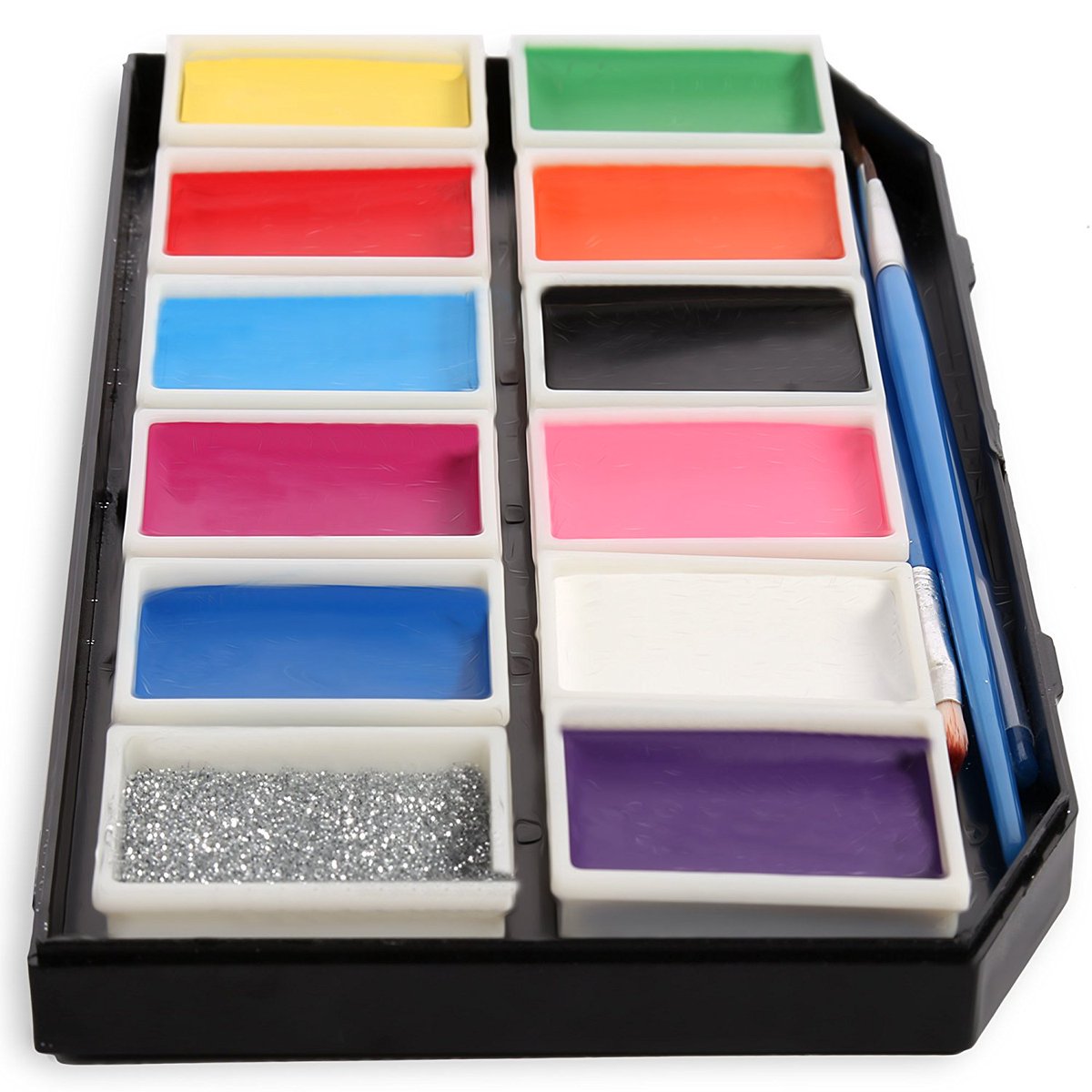 WingFacePaints's tweet photo. Best Body Face Painting Kits |  FacePaint Kit For Kids #FacePaint 12Color Palette # FdaCompliant #NonToxic - https://t.co/VpRqm7JwOd https://t.co/zM1QylMTpS