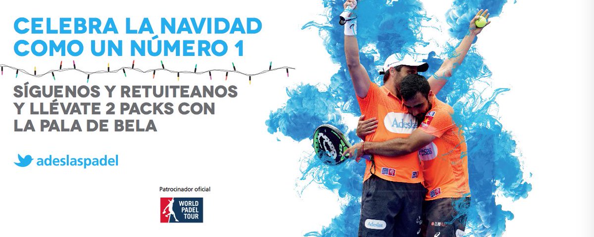 ¡NUEVO SORTEO! ¡Celebramos la Navidad por todo lo alto! ¡FW y RT antes del lunes a las 17:00 horas y podrás ganar un Pack con la pala de <a href="/FBelasteguin/">FernandoBelasteguin</a> y muchos más regalos!
segurcaixaadeslas.es/es/landing-sit…