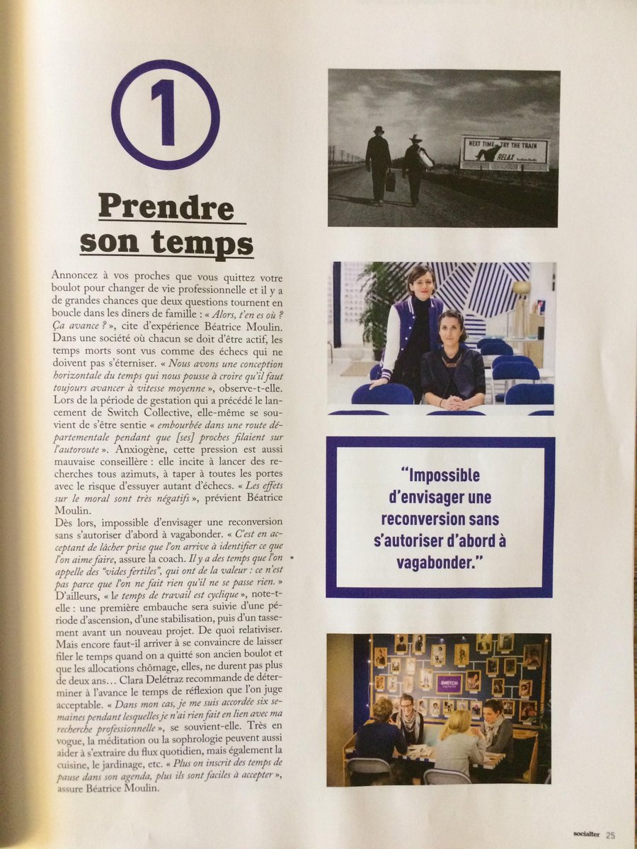 "il y a des temps qu'on appelle des "vides fertiles" qui ont de a valeur : ce n'est pas parce qu'on ne fait rien qu'il ne se passe rien" on adore le dernier numéro de <a href="/Socialter/">Socialter</a> avec <a href="/Swiiitch/">Switch Collective</a> <a href="/beatrice_moulin/">Beatrice Moulin</a> <a href="/Clarazeld/">Clara Delétraz</a> 👍