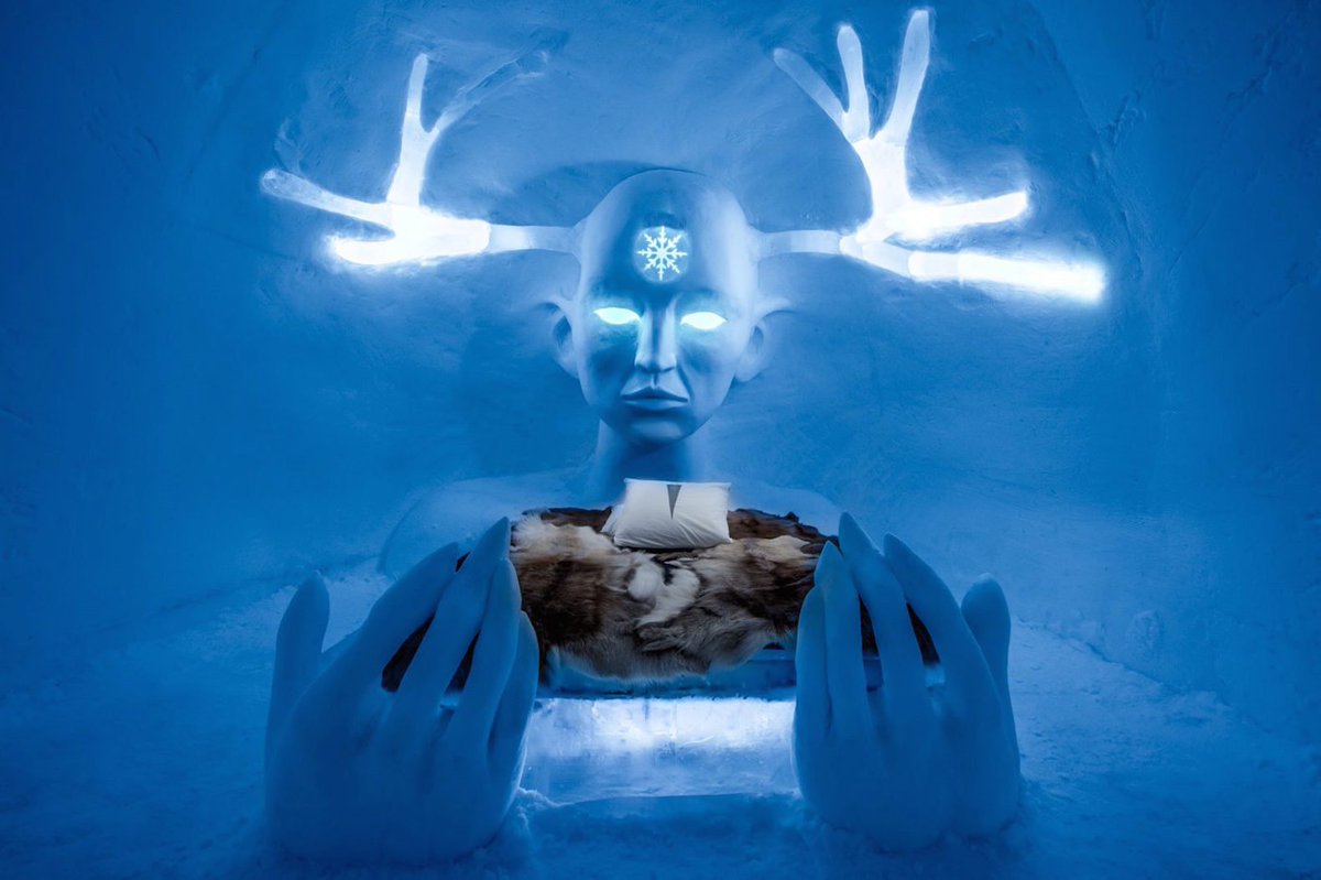landscapevoice's tweet photo. Jaw-dropping hotel made of ice and snow opens in Sweden
 https://t.co/xhvHKLnaDJ https://t.co/UiAUrnSFzI