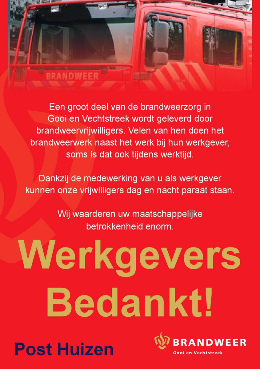 Brandweer Huizen (@brandweerhuizen) on Twitter photo 