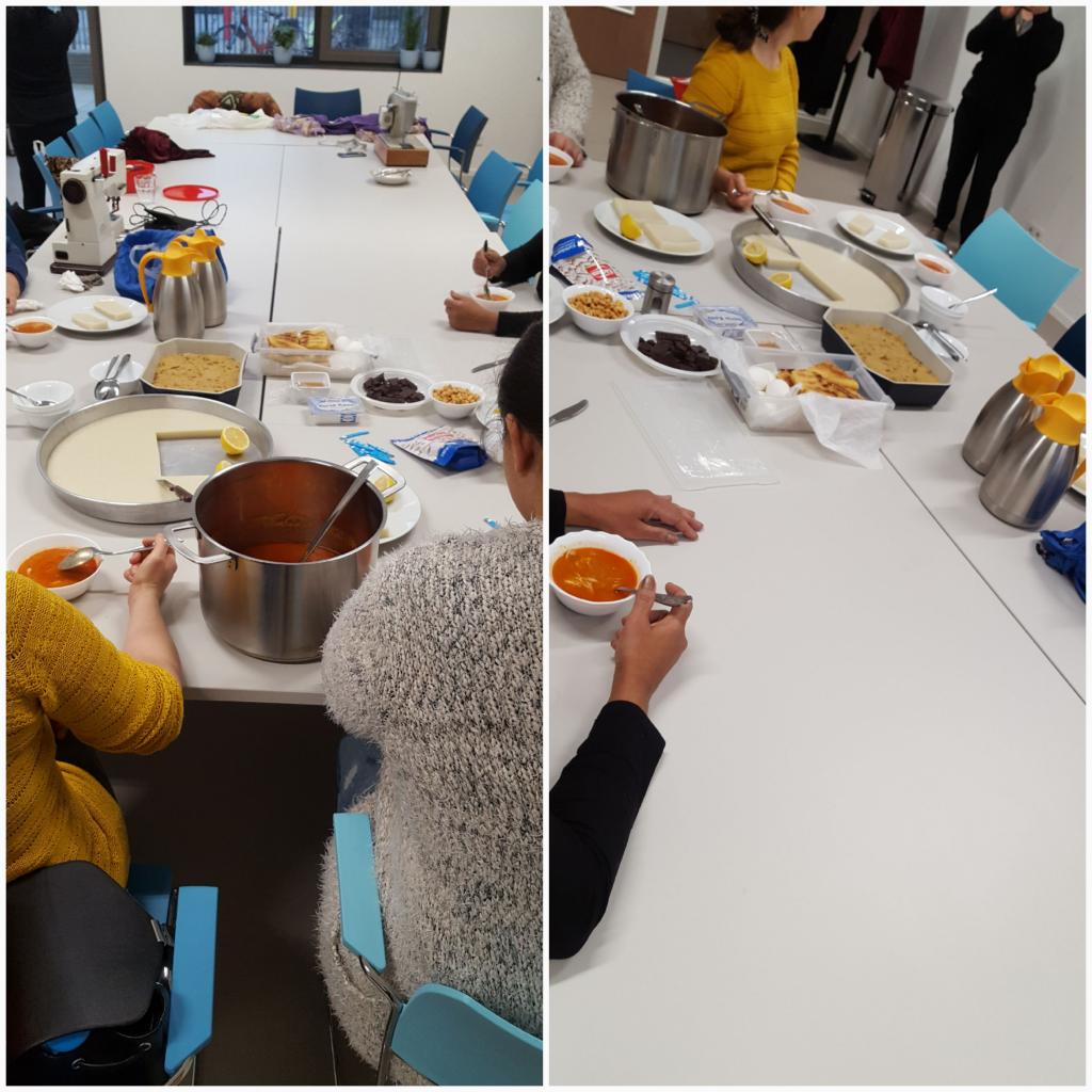 #BC_deJager #Overvecht #gezellig boel #naailes jaarafsluiting met lekkere soep