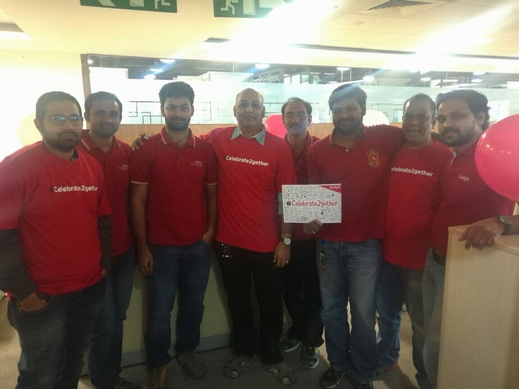 tharunv7032's tweet photo. @MadanNarra @vgarlapati @rajagowthu #Avaya #AvayaHYD #Celebrate2gether https://t.co/ixdilei6q1