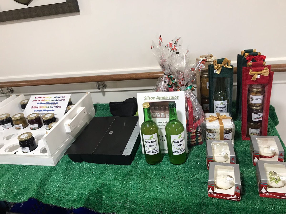 Priory_View's tweet photo. We have Silsoe Horticultural Centre with us until 2pm today. Lots of Christmas present ideas and delicious treats! #handmade #gift https://t.co/zr4OlPCiIe