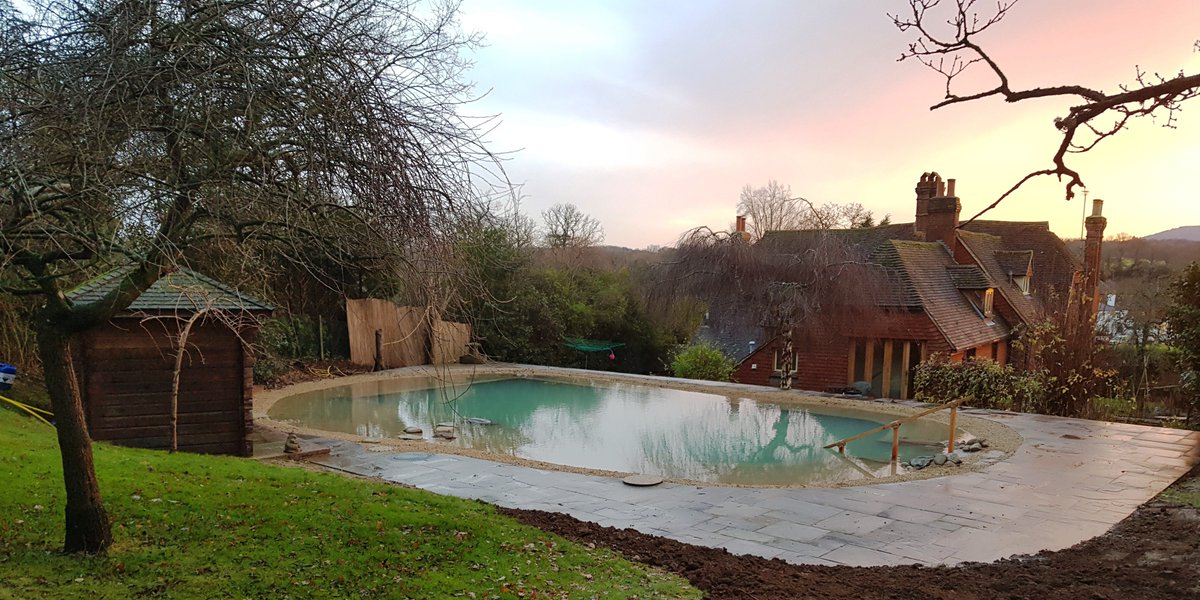 Pool conversion. Before and after look:)