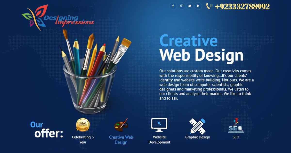 desigimpression's tweet photo. We deliver all services related to #websitedesign and development, which helps you in adding value to your online #business. Avail 75% #Discount for Responsive Website Design &amp; #WebsiteDevelopment Services. 
24/7 Available 👉 +923332788992
More Details 👉 https://t.co/J1EfFM8WVd https://t.co/5rMQ2dqsnj