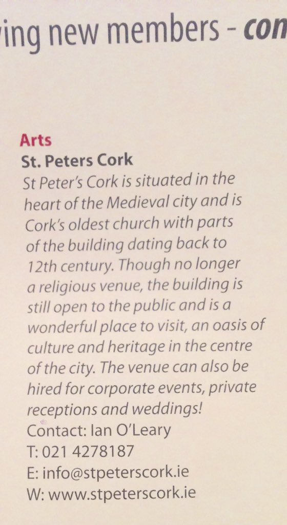GalleryKinsale's tweet photo. Great to read in our @CorkChamber magazine 3 new members working in the arts have joined for 2018. If we can be of any assistance @cristinleach @LavitGallery @StPetersCork at any stage with anything don't hesitate to get in touch. Look forward to meeting you at events, Ken. https://t.co/iKQNeQh2rq