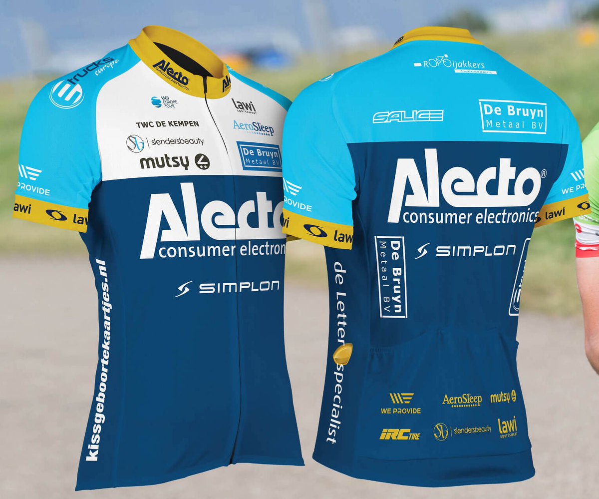 Het nieuwe <a href="/BabyDumpCT/">BabyDumpCT</a> heet <a href="/AlectoCt/">Alecto Cycling Team</a>: het shirt voor 2018 is blauw!