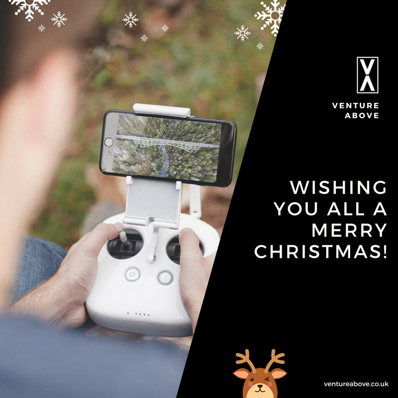 VentureAboveUK's tweet photo. It's our last working day of the year today! We are still taking enquiries - please email talk@ventureabove.co.uk to get in touch. 

Have a great Christmas! https://t.co/kn5sfVWFEZ