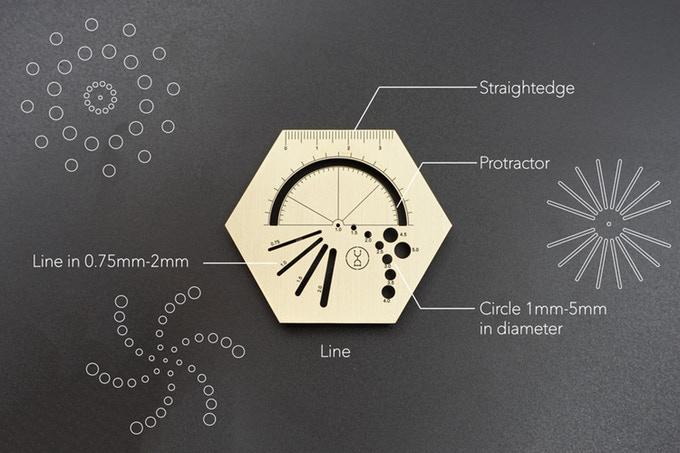 adesignw's tweet photo. Sketch #tool alert!βοΈποΈπ
Made up in #matteblack & #brass finish with contrasting markings, #hexagonal #RULER is the #new #sketchtool for #design #professionals . Each ruler has different #shapes #lines.
#yuandesignstudio #Hongkong #sketching #stationery #aboutdesignworld https://t.co/kVkQC05ABf