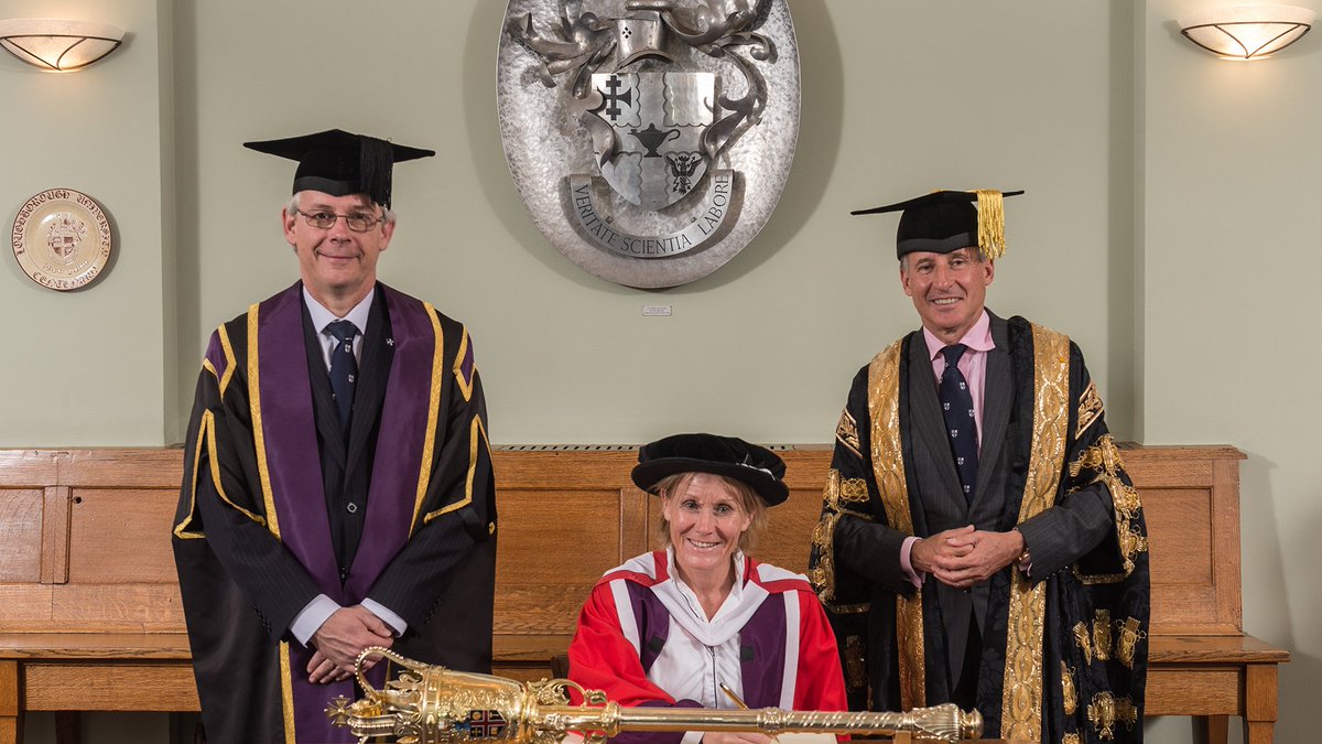 lboroalumni's tweet photo. Alumna @PennyBriscoe returned to campus to receive an honorary degree at #LboroGrad2017 in the summer for her contribution to Paralympic sport >> https://t.co/URwxRWaaXB https://t.co/Kjk53uvSuA