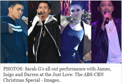 ABSCBN's tweet photo. Sarah G is versatile on stage and these collaborations with the country's top performers prove it! See @JustSarahG's performance with @tellemjaye. @ImPascualInigo and @Espanto2001   that made the crowd wild in these photos: https://t.co/wrvk4B0syu https://t.co/VbdT8Ap7HY