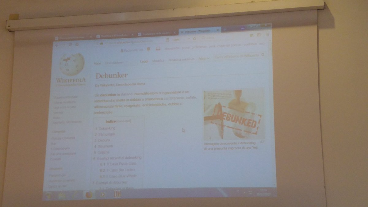 AndryGiordano's tweet photo. Edit-athon WikiTIM 
#debunker #wikitim #wikipedia
#debunking #unict #disum #TIM #FakeNews https://t.co/aNcIXiZ3NT