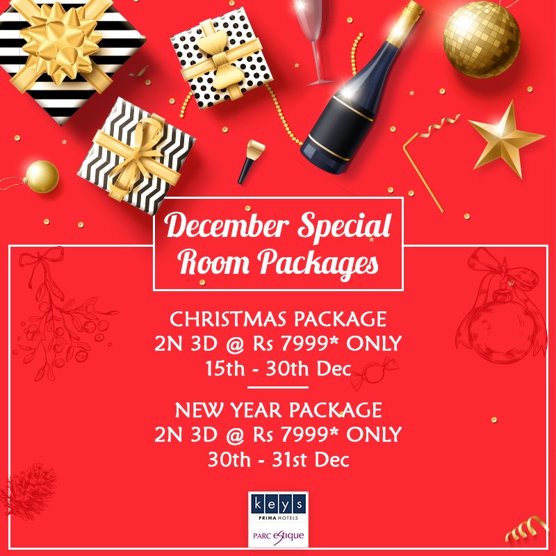 parc_estique's tweet photo. "This #December has a whole lot of surprises for you. Get ready for an amazing vacay. Call 9730002104 for the festive details! https://t.co/8g379ePtcS
