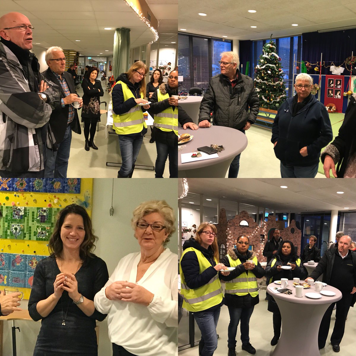 Olivijn bedankt de taxi en buschauffeurs voor hun inzet in 2017 met een koffiebijeenkomst