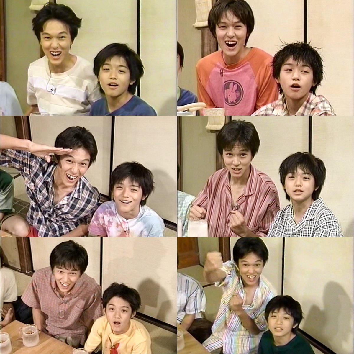 JACA5695's tweet photo. Ｊ家でみる２人の成長過程
丸山さんが急に大人っぽくなって
イケがすぎる…。 https://t.co/d3kfVoMzoa