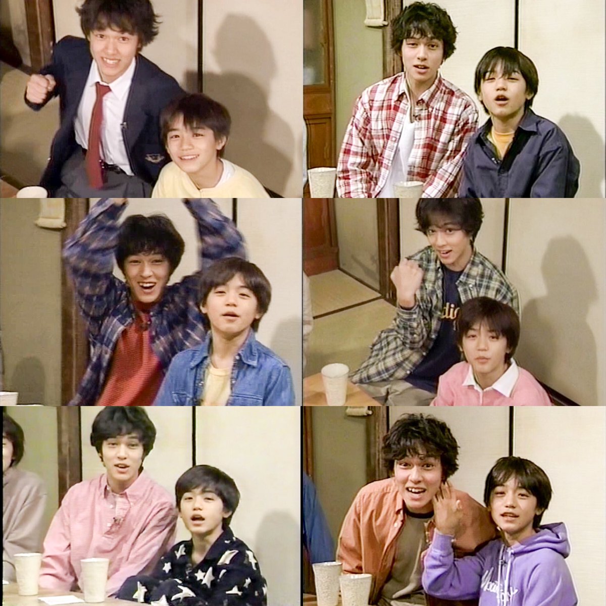 JACA5695's tweet photo. Ｊ家でみる２人の成長過程
丸山さんが急に大人っぽくなって
イケがすぎる…。 https://t.co/d3kfVoMzoa