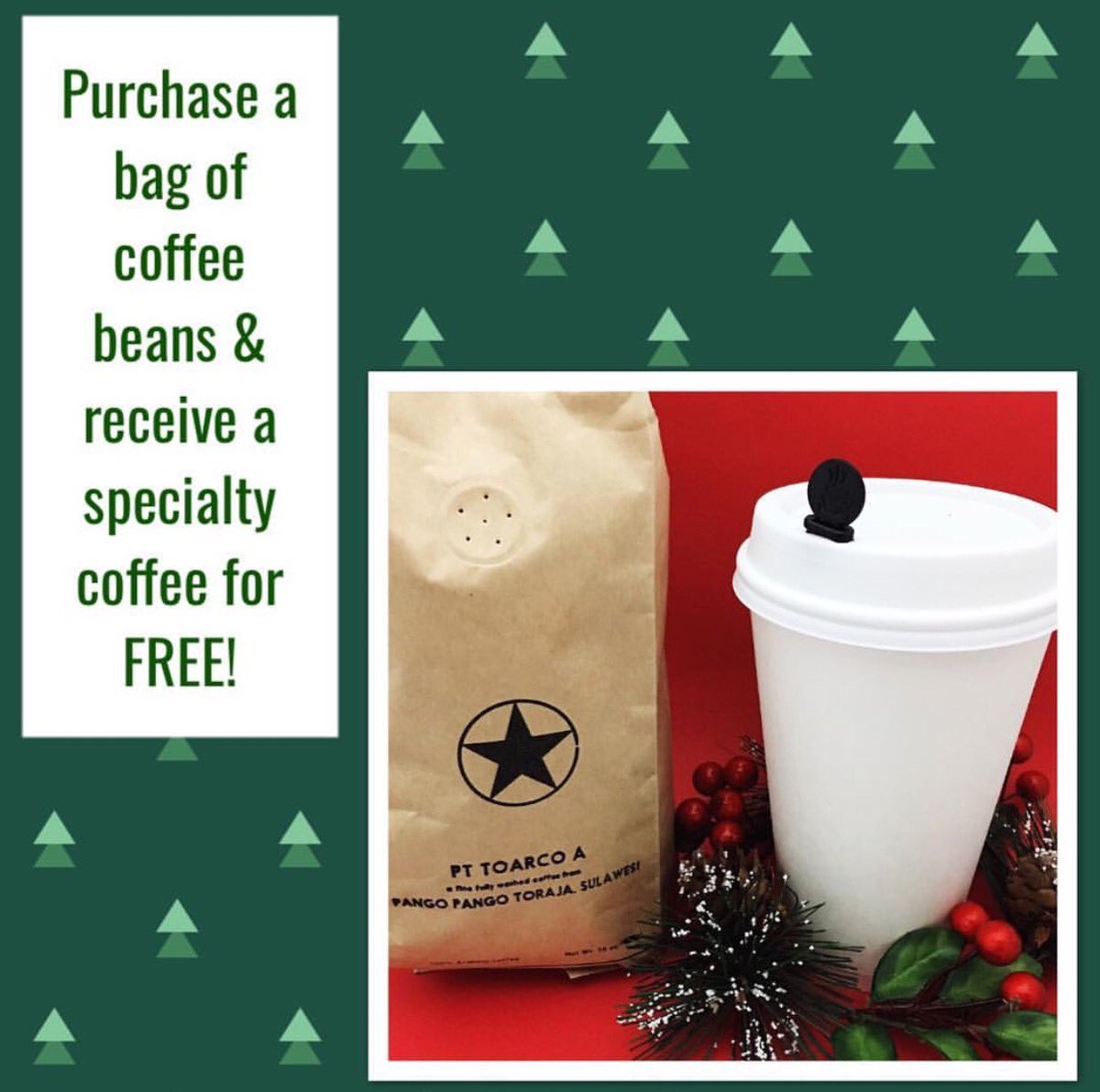 SipsNSuch's tweet photo. On the Eighth Day of Christmas, Sips &amp; Such gave to you: receive a FREE speciality coffee with the purchase of a bag of coffee beans! ☕️ #12DaysOfChristmas #EightIsGreat https://t.co/LWoyOIBwFc