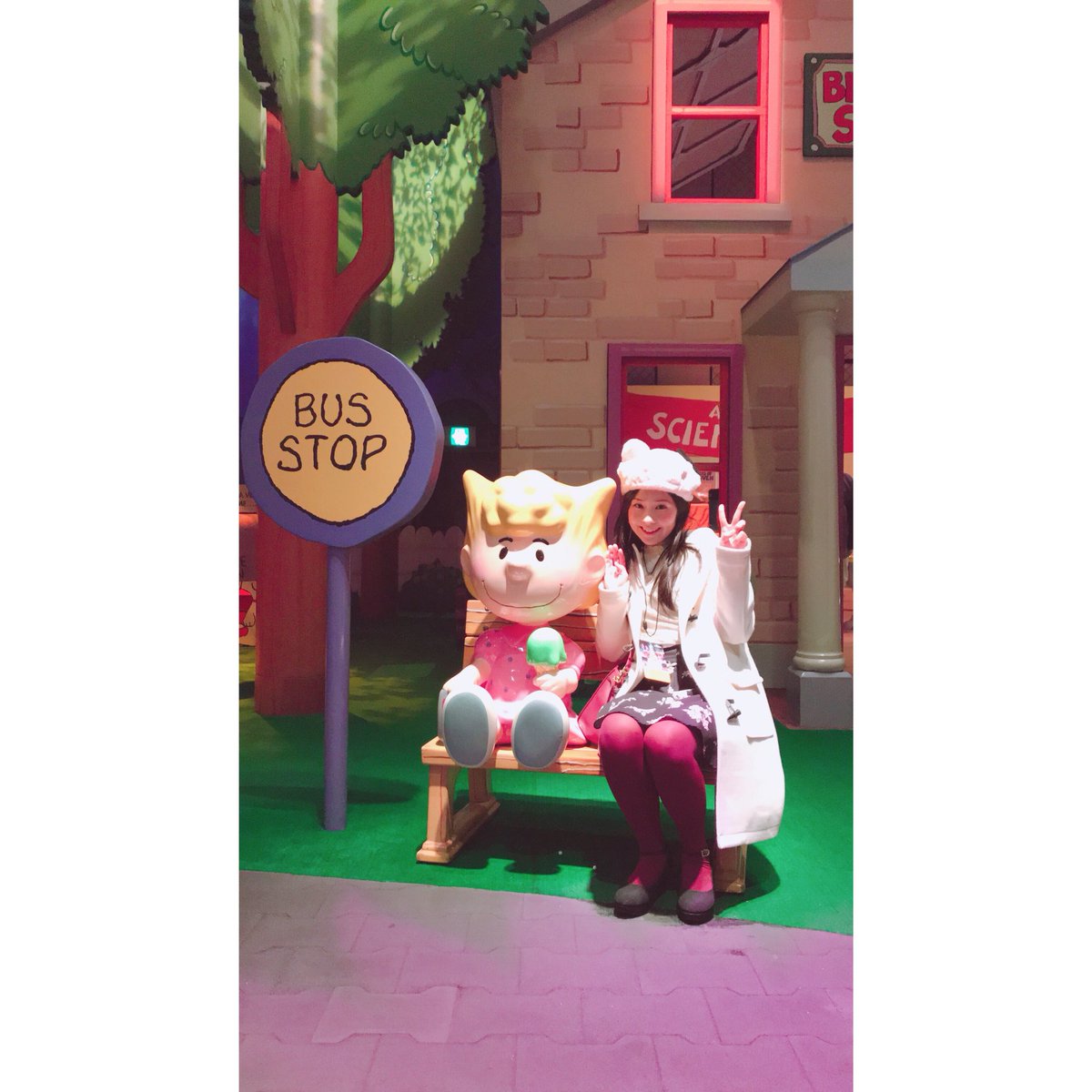 大西さくら さくぴん サリー ちゃんと ライナス 君を待ってる Usj ユニバーサルスタジオジャパン スヌーピー ピーナッツ 写真好きな人と繋がりたい ファインダー越しの私の世界 クリスマス Snoopy Sally Peanuts Christmas T Co