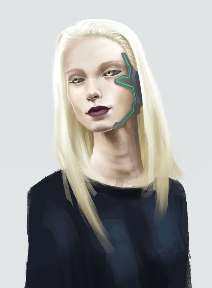 ataraxiarts's tweet photo. Photo study with some extra sci-fi elements😅 #art #artist #instart #portrait #drawing #painting #realistic #picture #artist #sketch #sketchbook #paper #pen #pencil #gallery #creative #photooftheday#photostudy #digitalpainting #concept #conceptart #digitalart https://t.co/BfSPAq2pYZ