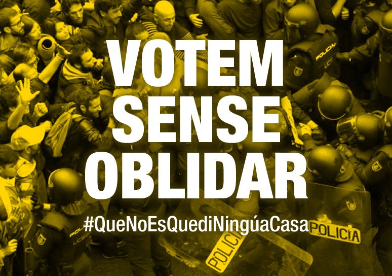 vullbuta's tweet photo. Votem SENSE oblidar
Votem AMB dignitat https://t.co/vYHYz2jlQ8