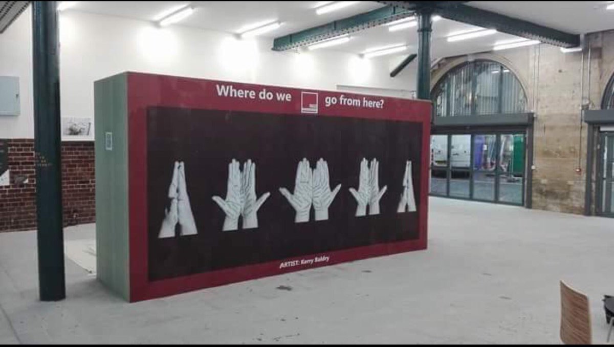 kerrybaldry's tweet photo. My artwork is up in group show Where Do We Go From Here? at Trinity Market, Hull. Red Contemporary Arts #REDboard2017 #Wheredowego #Hull2017 https://t.co/PabWKmCAy8