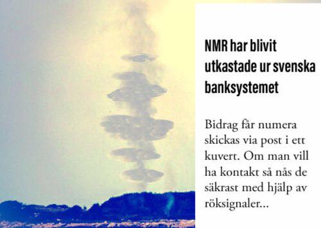 elias_lodin's tweet photo. Dulnys pajasgäng, Hagbergs pajasgäng, hela NMR pajasgänget och flera är utslängda ut banksystemet. Gammal nyhet men med vänligt tips. Skicka en röksignal. #hitlarious #svpol https://t.co/HaxCTmwdE8