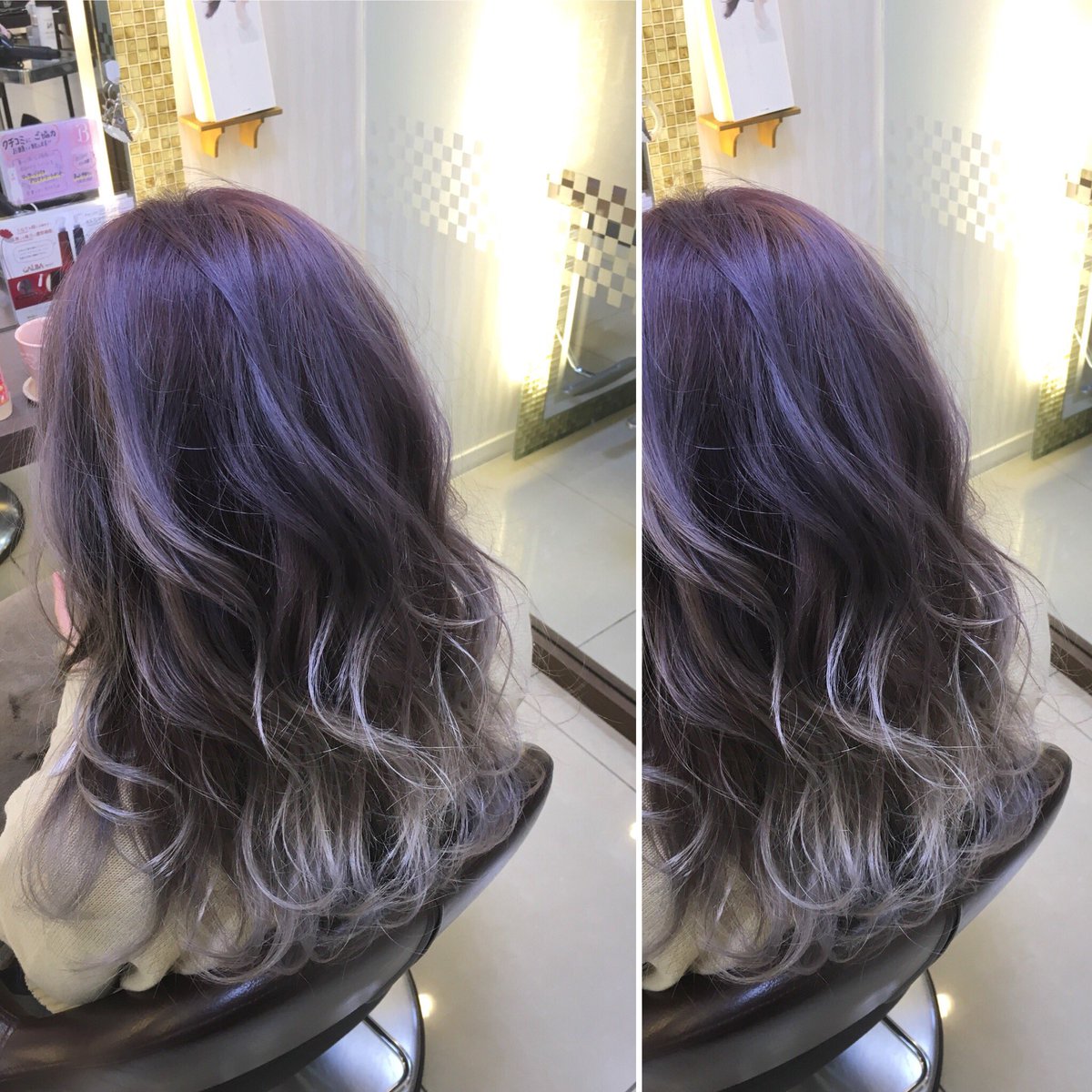 田爪俊也 Face磯子店 外国人風カラーショートカット A Twitter カラー ダブルカラー ラベンダーパープル グラデーション デザインカラー Face磯子店 磯子美容室 横浜美容室 通常料金よりお得 ご予約はdmにて