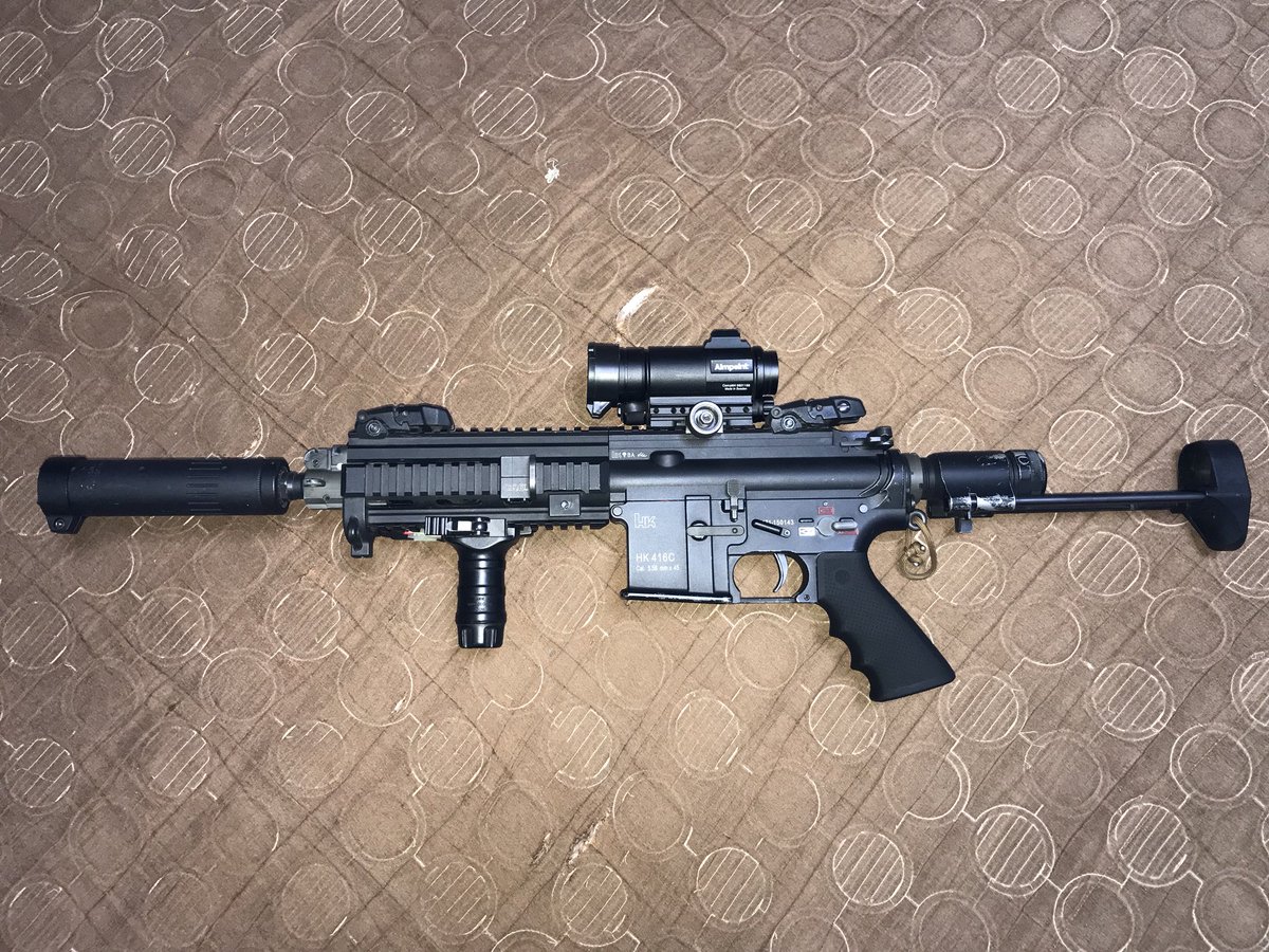 VFC QRS PDWワイヤーストック 電動M4系用 ZC製 M4用 PDWストック 電動