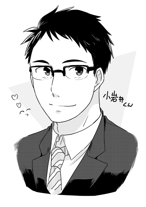 吉井さんち( @yoshii_haruaki )の小岩井君描きました!!!!描いたことないタイプの顔で苦戦したけど楽しかったですありがとう!!!! 