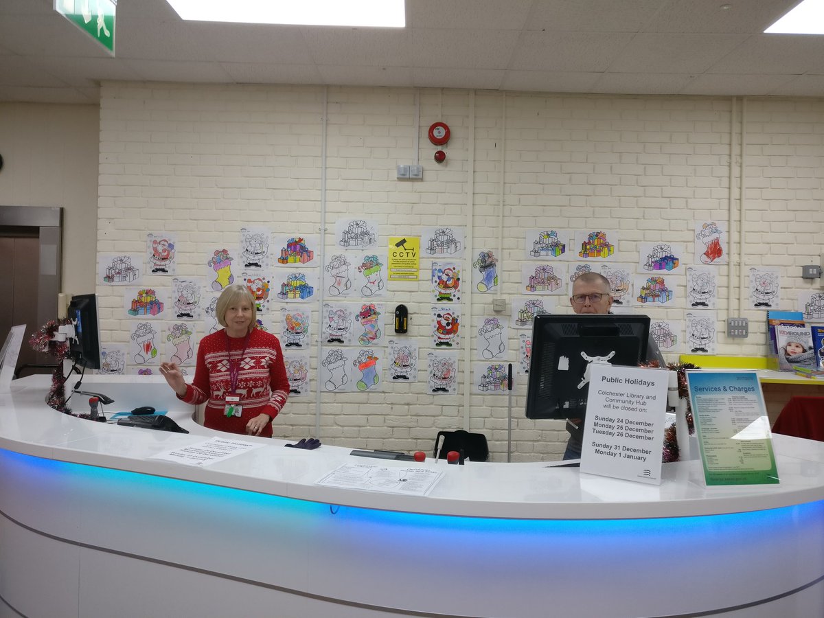 fluffyferrari's tweet photo. #ItsBeginningToLookALotLikeChristmas at #ColchesterLibrary @EssexLibraries. Come and help us decorate the Children's Library ๐๐
๐ https://t.co/1sP2K8uttv