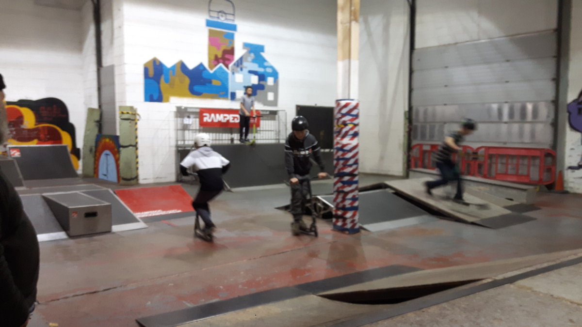 FriendsFlaxMalt's tweet photo. Flaxivity Youth Centre is open today from 11am to 5pm for all youth activities, including the skate park. 
It's free entry, so head on down here for some pre-Christmas fun!  
Please RT https://t.co/KcH18Z48RK