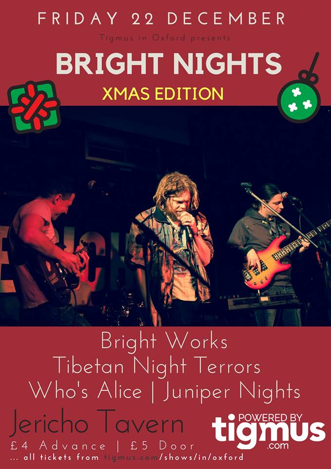 Our #GigOfTheDay = our show with @BrightWorksBand, @TibetanNightBoo & more at @Jericho_Tavern, Oxford! facebook.com/events/1429014…