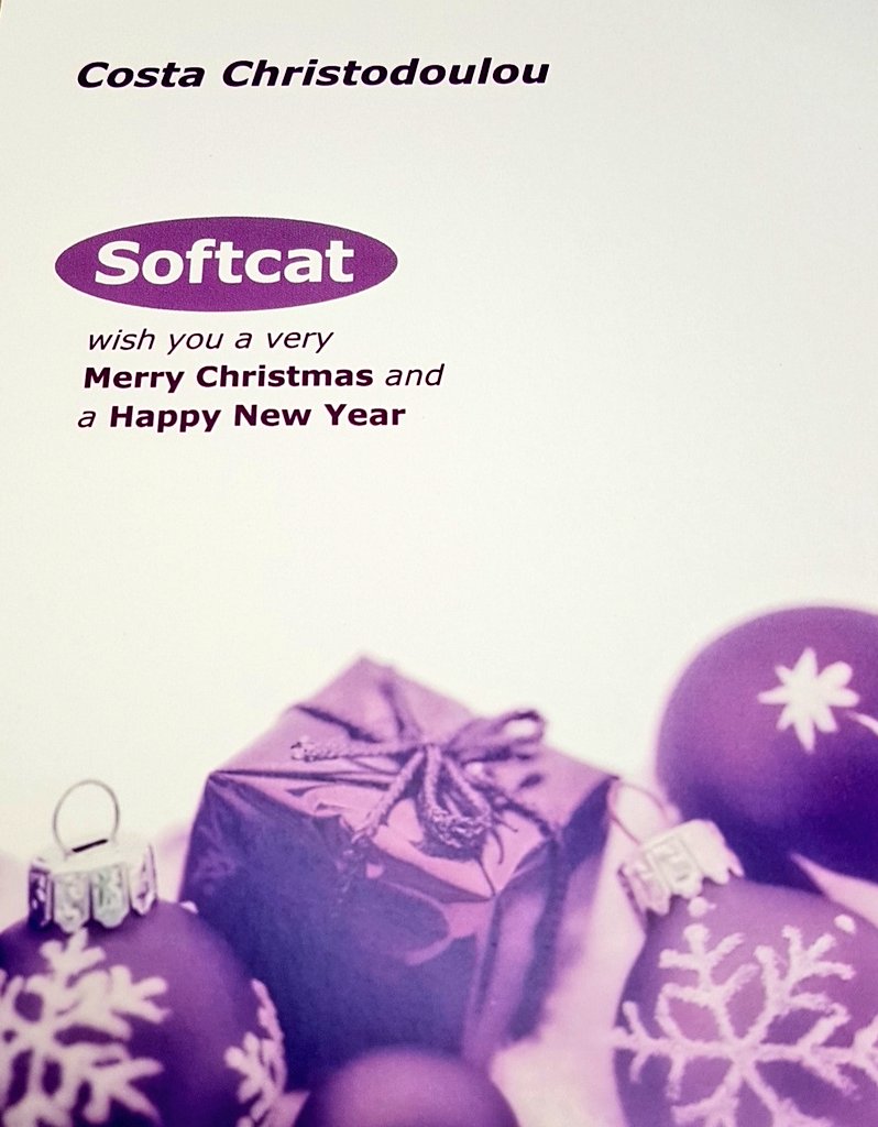 psallis's tweet photo. Thank you @softcat 
I always look forward to my Calendar. #MerryChristmas https://t.co/xYh1yJgp1x