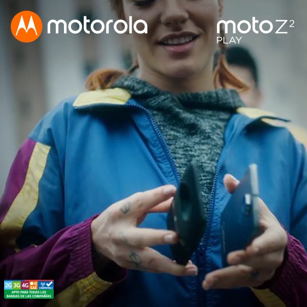 MotorolaCL's tweet photo. ¡Nada puede separar el complemento perfecto! Disfruta de la mejor música con la dupla del #MotoZ2Pay y el nuevo #ModJBL2 disponible en Falabella y Kioskos Motorola. ¿Lo quieres? RT #HelloMoto https://t.co/1lo72lLcsx