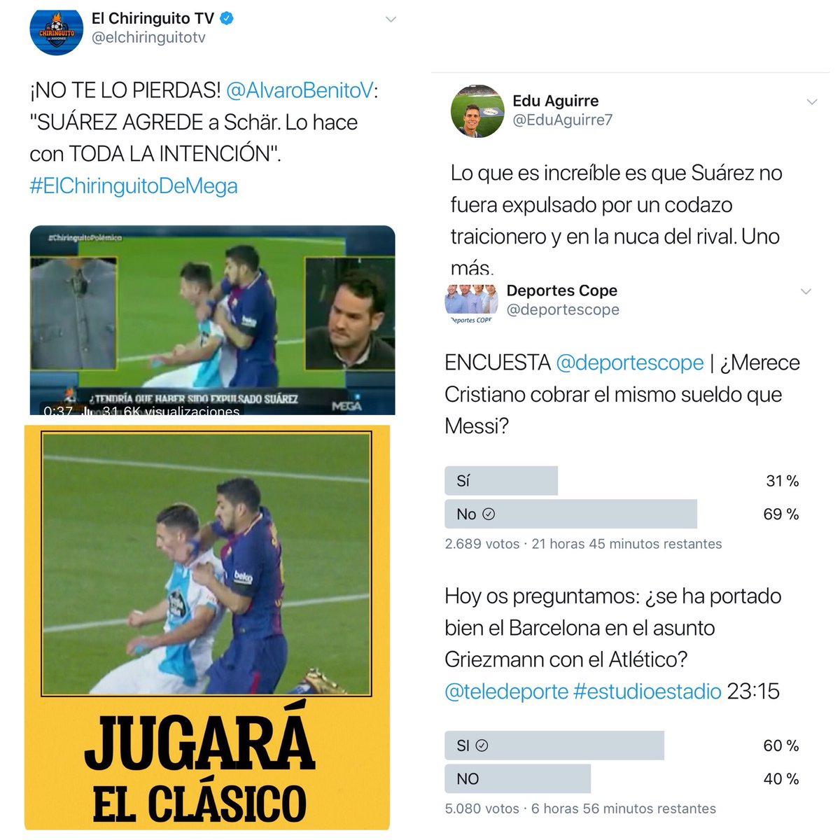 kubalismo's tweet photo. Semana del Clásico. La maquinaria de la Caverna a toda máquina. https://t.co/V3CiCAkzgs