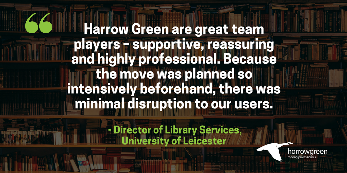 HarrowGreen's tweet photo. Fantastic feedback from a memorable move!
https://t.co/DqGvoa4xT9
#university #library #storage https://t.co/goH69NhrdH