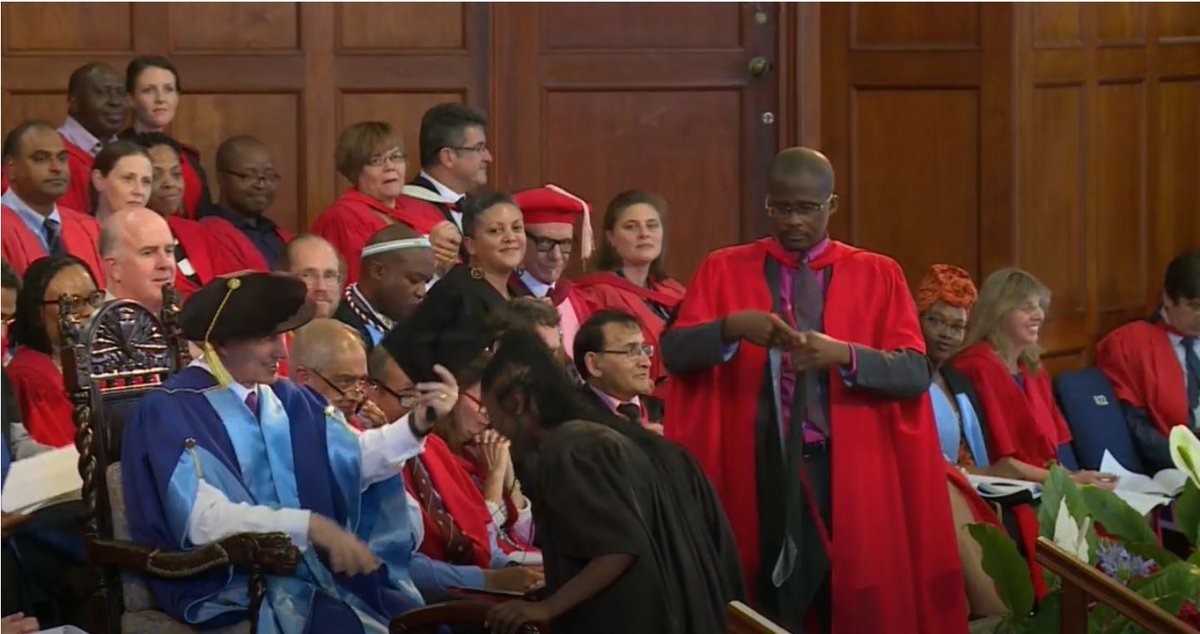 UCT_news's tweet photo. #UCTGrad2017 Proud moments as graduands of the Degree of Bachelor of Science in Audiology graduate. https://t.co/tlgMXNIhYH