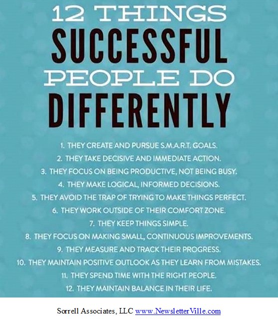 GarySorrell's tweet photo. 12 things successfull people do differently
https://t.co/HFTgdeeNvn
#TTISI #TTISIcon #RAC #CSP #NAPS #Marketing #Blogs #NewsletterService #SorrellAssociates #Branding #SocialMedia; #MobileApp; #Apps; https://t.co/CKbuslWprT