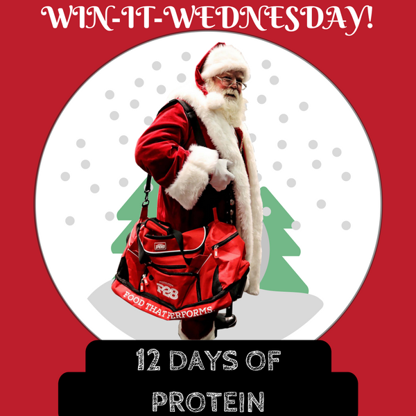 p28foods's tweet photo. #WinItWednesday ... and 12 Days of Protein?! LIKE, COMMENT, or SHARE for a chance to win a P28 Gym Bag with prizes (Santa not included)! One random winner will be selected Thursday (12/21). #P28Nation #Excercise #P28 #BornHungry #HappyHoliday #Fitness https://t.co/5xaRlO6dT3
