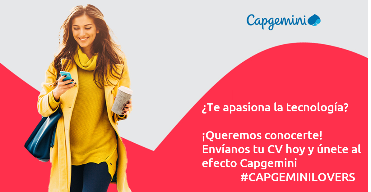 bvaldess's tweet photo. Te apasiona la tecnología? Buscas un nuevo sitio donde desarrollar tu potencial?  En @Capgemini_ES  te estamos buscando a ti
#capgeminilovers. Enviame un privado y hablamos https://t.co/YobmtkL249